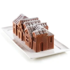 Silikomart Siliconen Vorm Winter Dorp 24x10x(h)8,2cm Best
