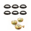 Silikomart Taartring Exoglass Geperforeerd Ø8x2cm set/6 Best