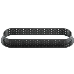 Silikomart Taartring Exoglass Geperforeerd 14,6x3,5cm Set/6 Clearance