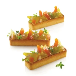 Silikomart Taartring Exoglass Geperforeerd 12x3,5cm Set/6 Best