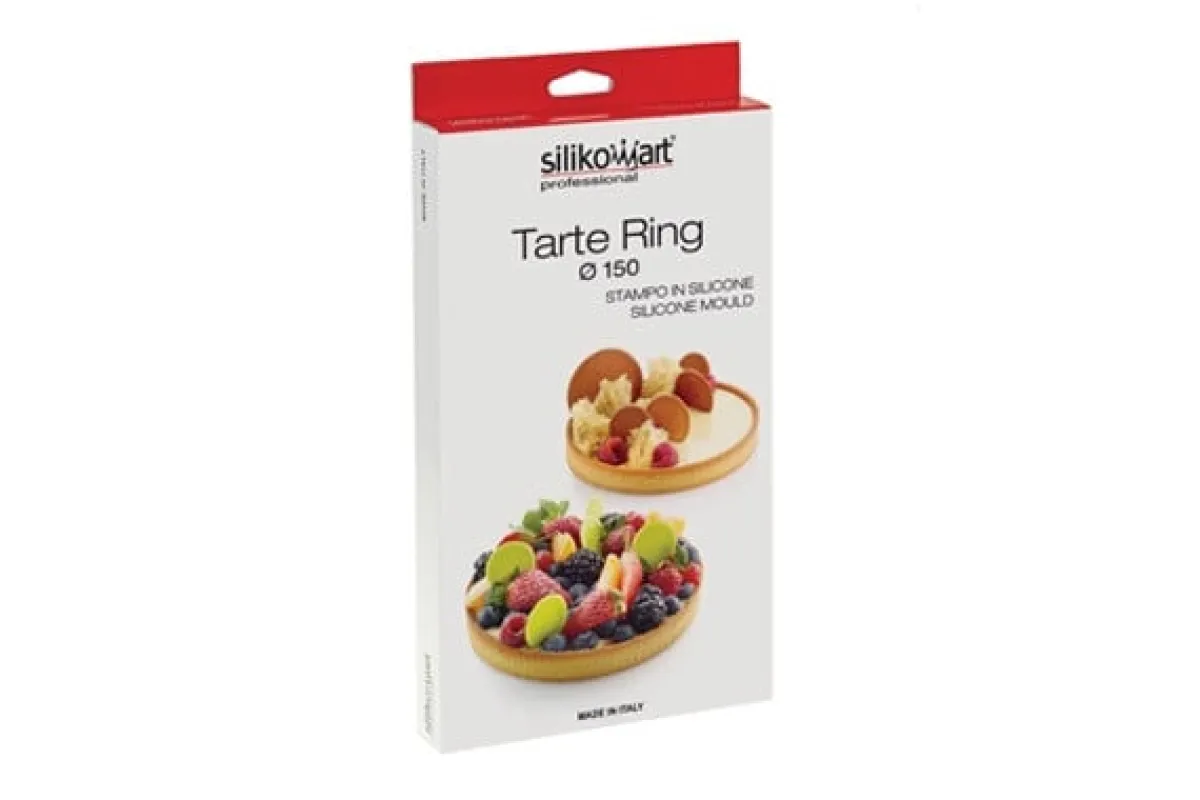 Silikomart Silikormart Taartring Exoglass Geperforeerd Ø15x2cm set/2
