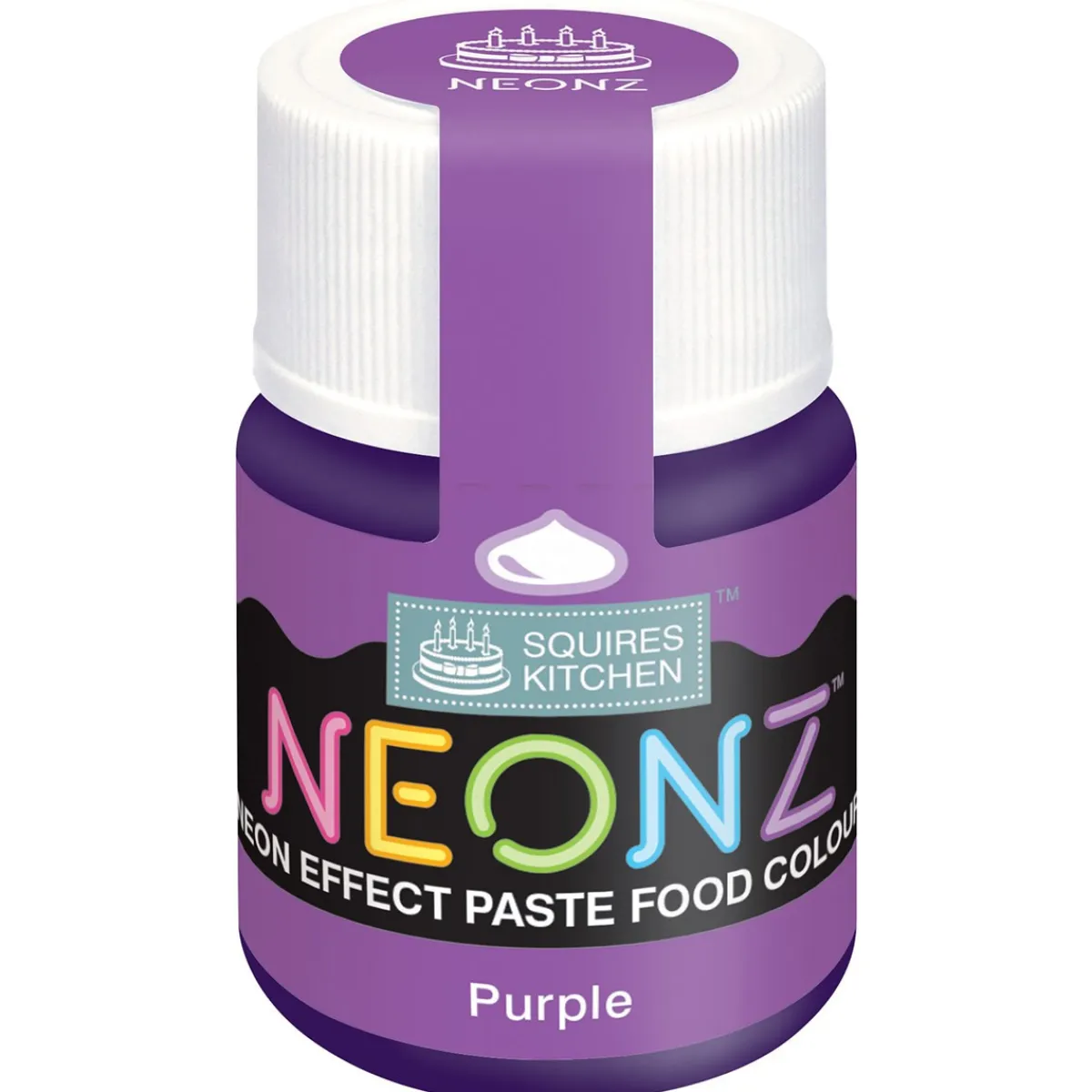 Squires Kitchen SK NEONZ Kleurstof Gel Paars 20g Hot