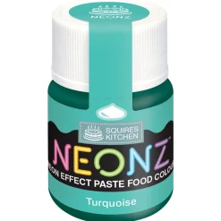 Squires Kitchen SK NEONZ Kleurstof Gel Turquoise 20g** Hot