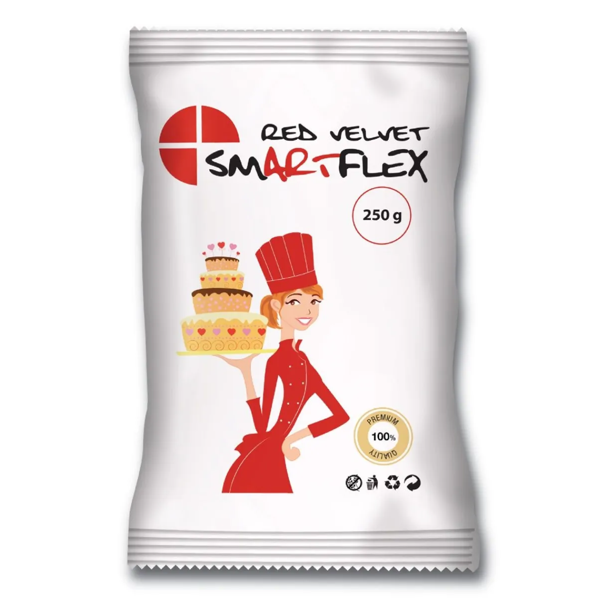 SmartFlex Fondant Rood Velvet 250g Sale
