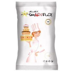 SmartFlex Fondant Wit Velvet Vanille 1kg Clearance
