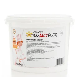 SmartFlex Fondant Wit Velvet Vanille 4kg Clearance