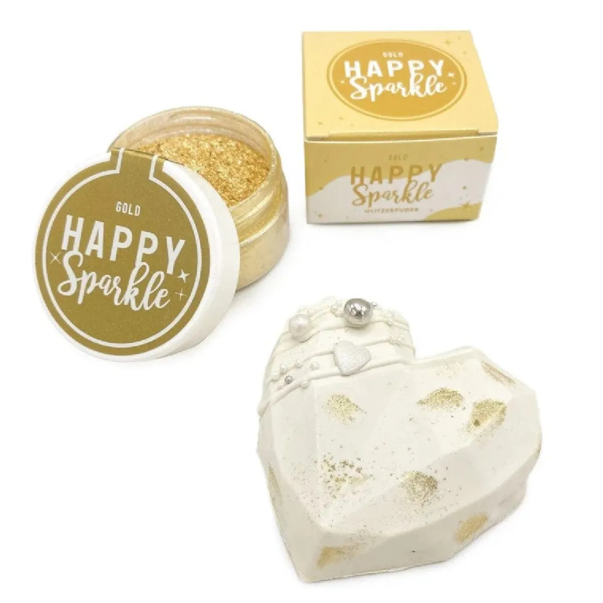 Happy Sprinkles Sparkles Goud Eetbaar 12g Sale