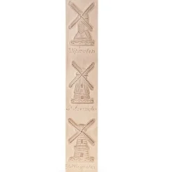 Overig Speculaasplank Drie Molens (3x) 11,5x7,5cm. Outlet