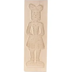Overig Speculaasplank Groot Pop Man (Piet) 30x10cm. Best