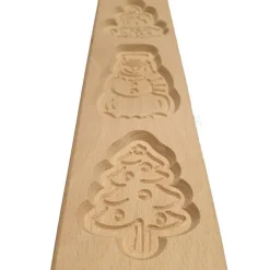 Overig Speculaasplank Kerst (Kaars/Sneeuwpop/Kerstboom) (3x) 8x7cm. Discount