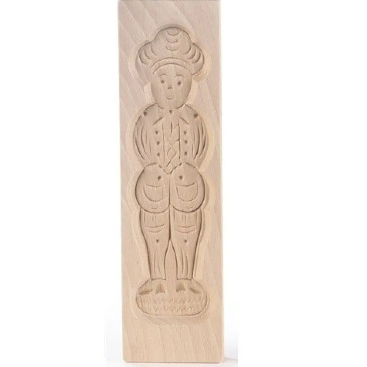 Overig Speculaasplank Medium Pop Man (Piet) 20,5x5,5cm. Clearance