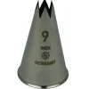 Overig Spuitmondje gekarteld 6 Tands RVS 9mm Best