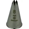 Overig Spuitmondje gekarteld 6 Tands RVS 8mm New