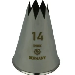 Overig Spuitmondje gekarteld 8 Tands RVS 14mm Hot