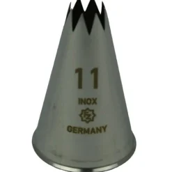 Overig Spuitmondje gekarteld 8 Tands RVS 11mm Best