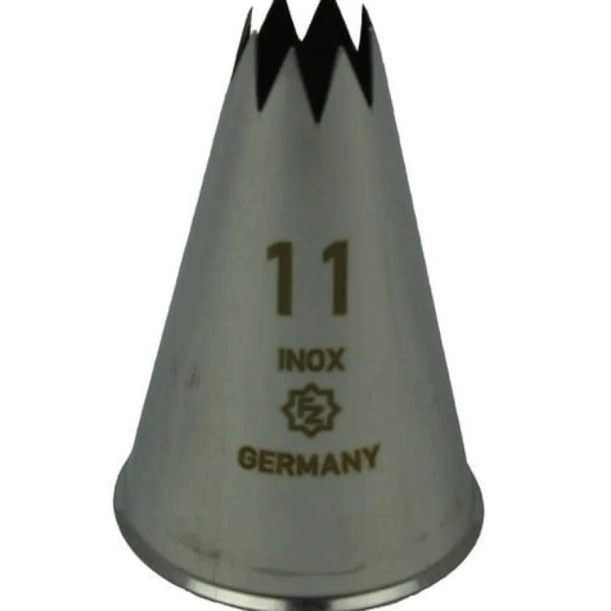 Overig Spuitmondje gekarteld 8 Tands RVS 11mm Best