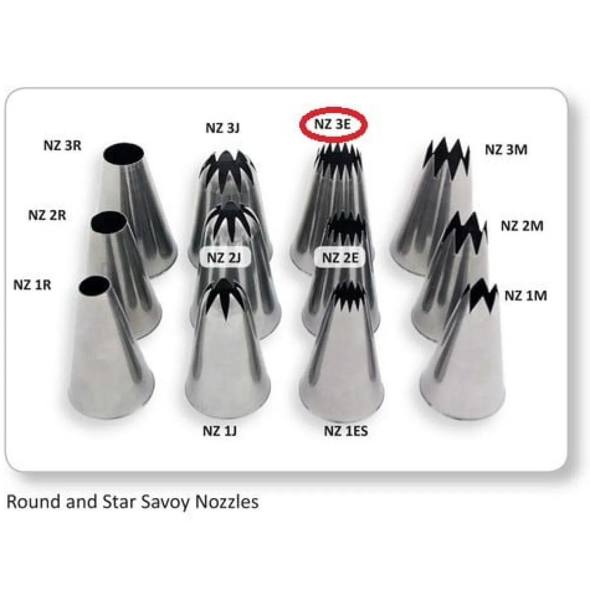 JEM Spuitmondje , round & star savoy nozzles Online