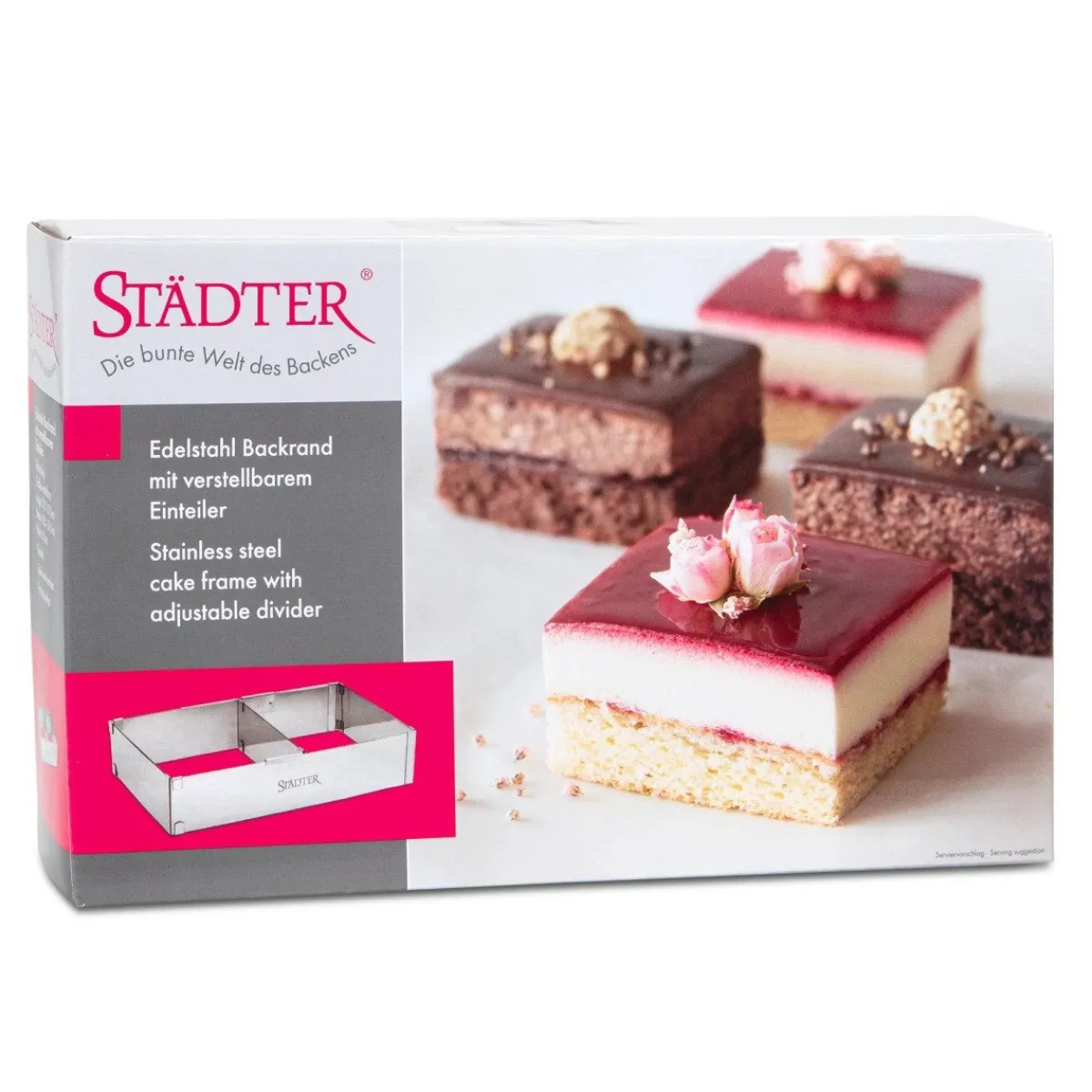 Städter Bakraam Verstelbaar Rechthoek 27,5-53 x 18-33 x 6 cm