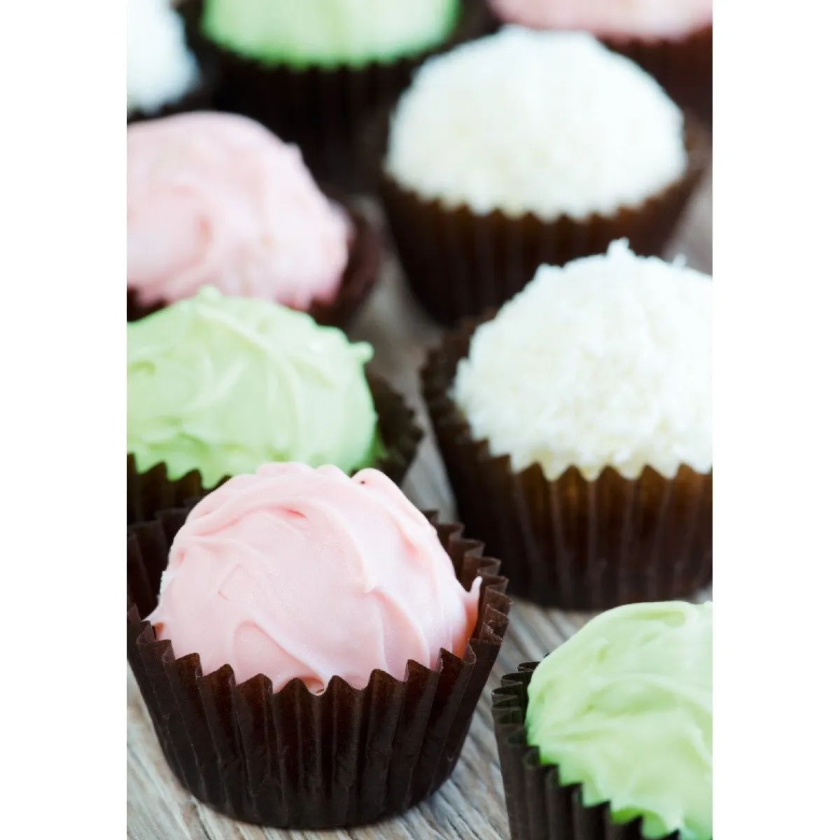 Städter Mini Muffin/Bonboncups Bruin Papier 100st.