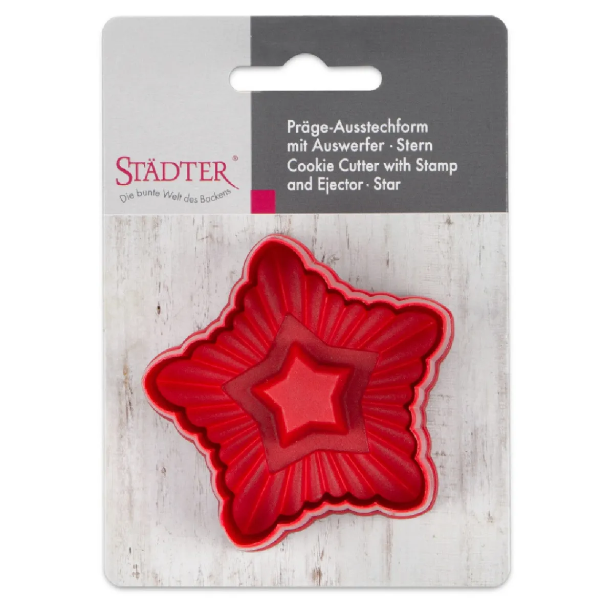 Städter Plunger Cutter Ster Gekarteld Ø6,5cm New