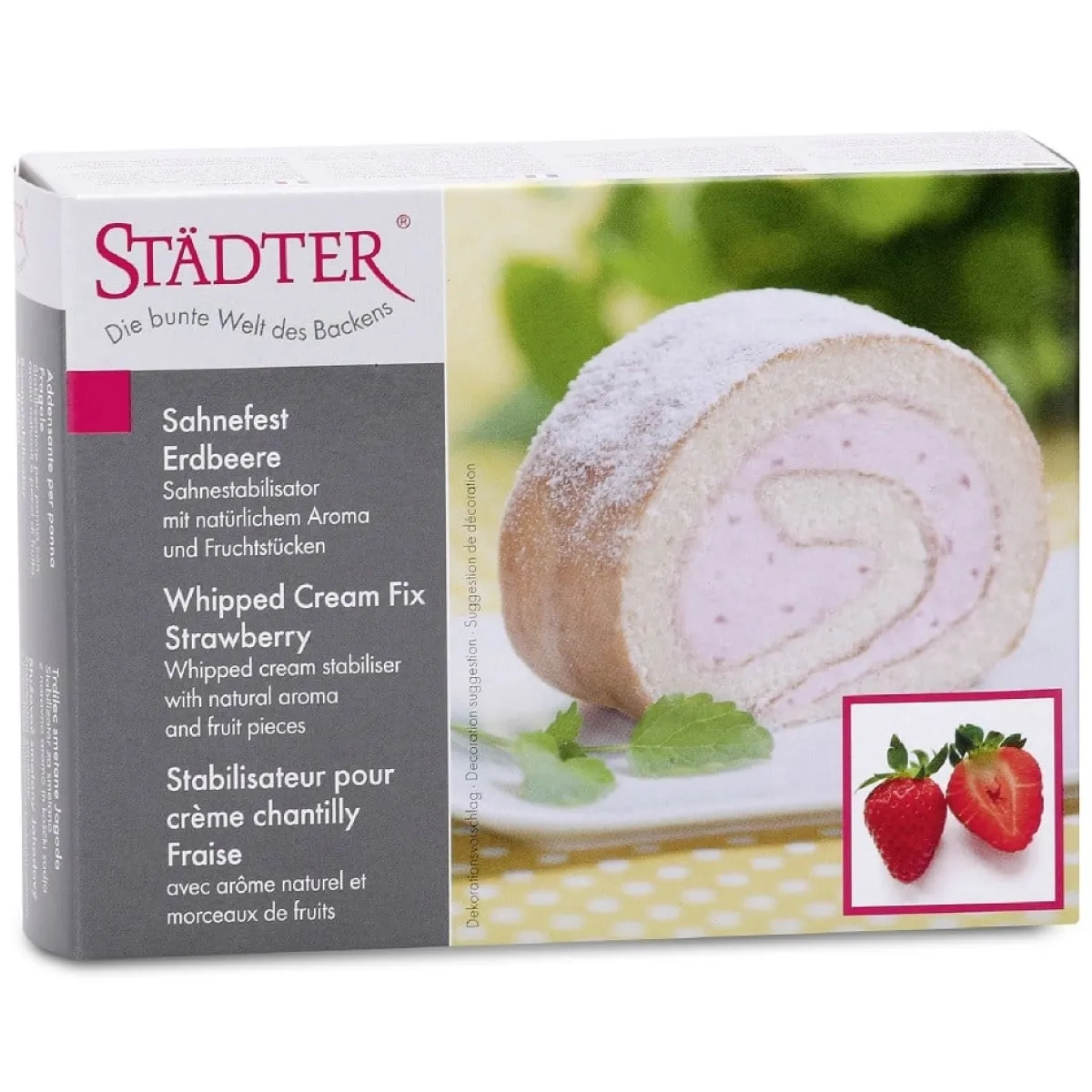 Städter Slagroomversteviger met Aardbei Smaak 125g Online