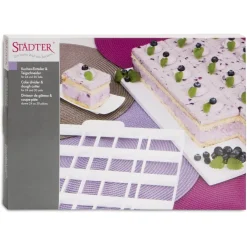 Städter Taartverdeler Vierkant - 24 / 30 taartpunten Hot