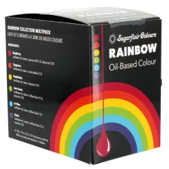 Sugarflair Kleurstof Oliebasis Regenboog Ass. (6x 30ml) Hot