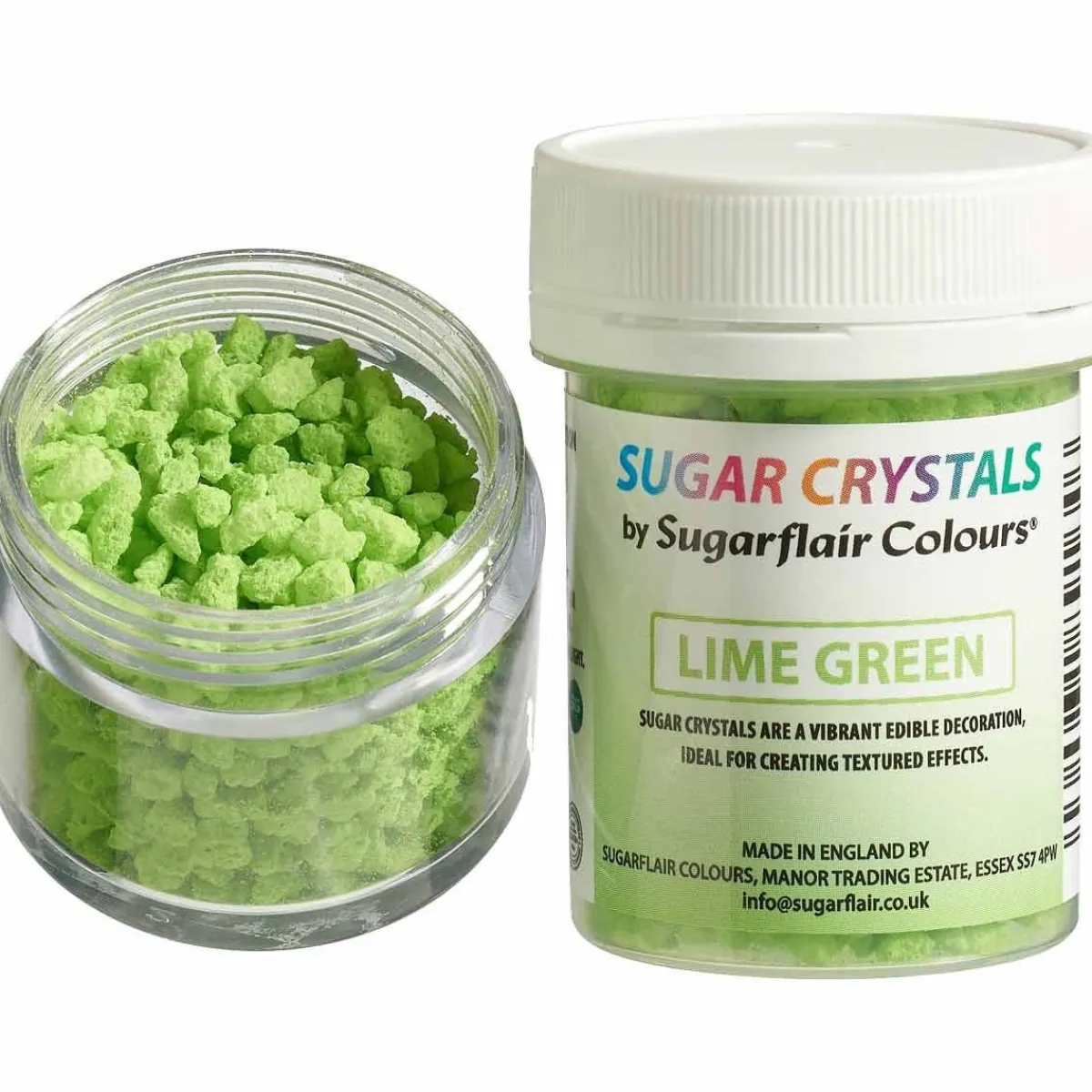 Sugarflair Suikerkristallen Limoen Groen 40g