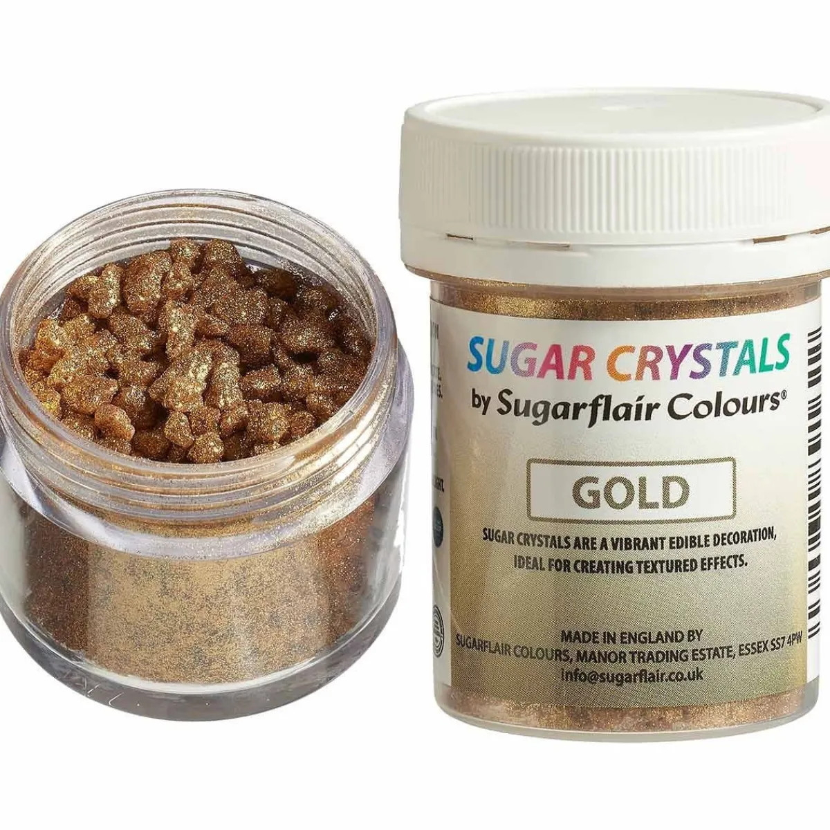Sugarflair Suikerkristallen Goud 40g Best