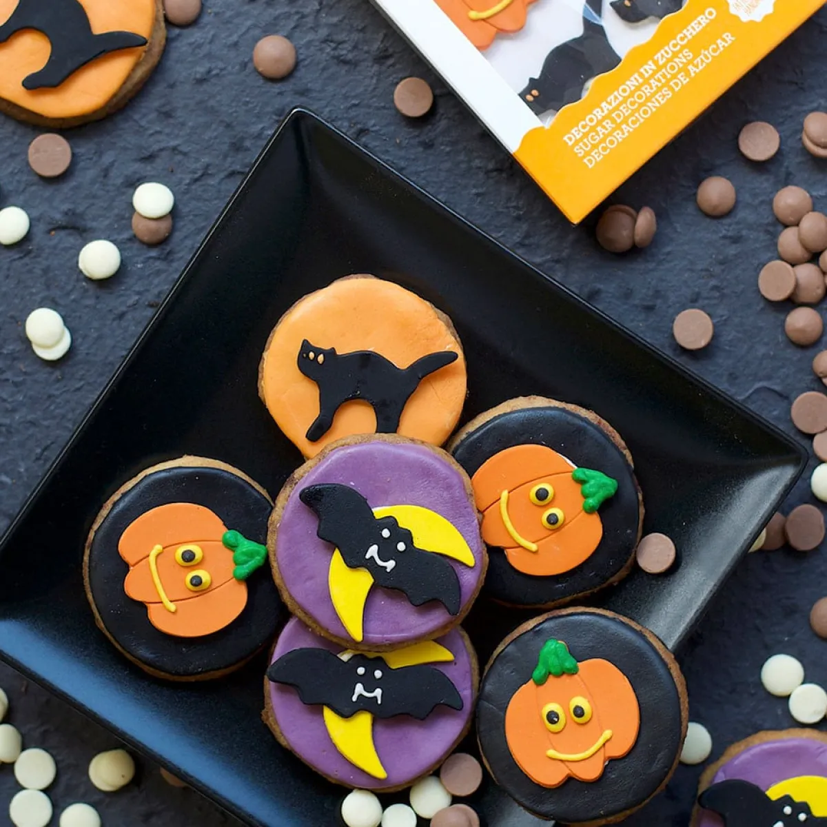 Decora Suikertie Halloween 3 cm 6 stuks New