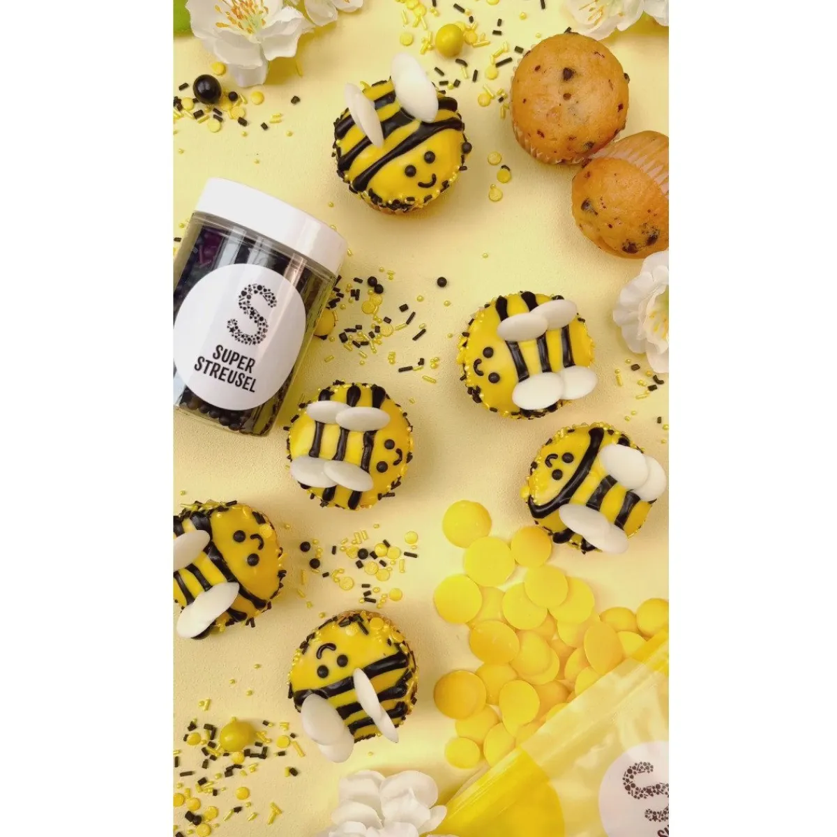 SuperStreusel SuperDrops Geel 300g Sale