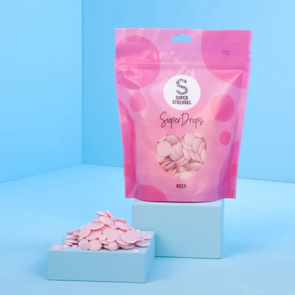 SuperStreusel SuperDrops Lichtroze 300g Outlet