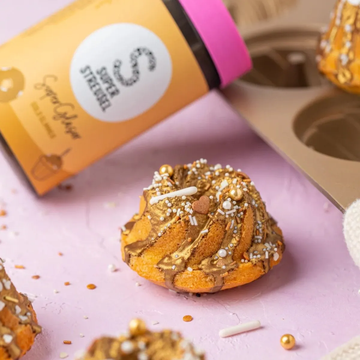 SuperStreusel SuperGlaze Goud Glimmend Poeder 175g Clearance