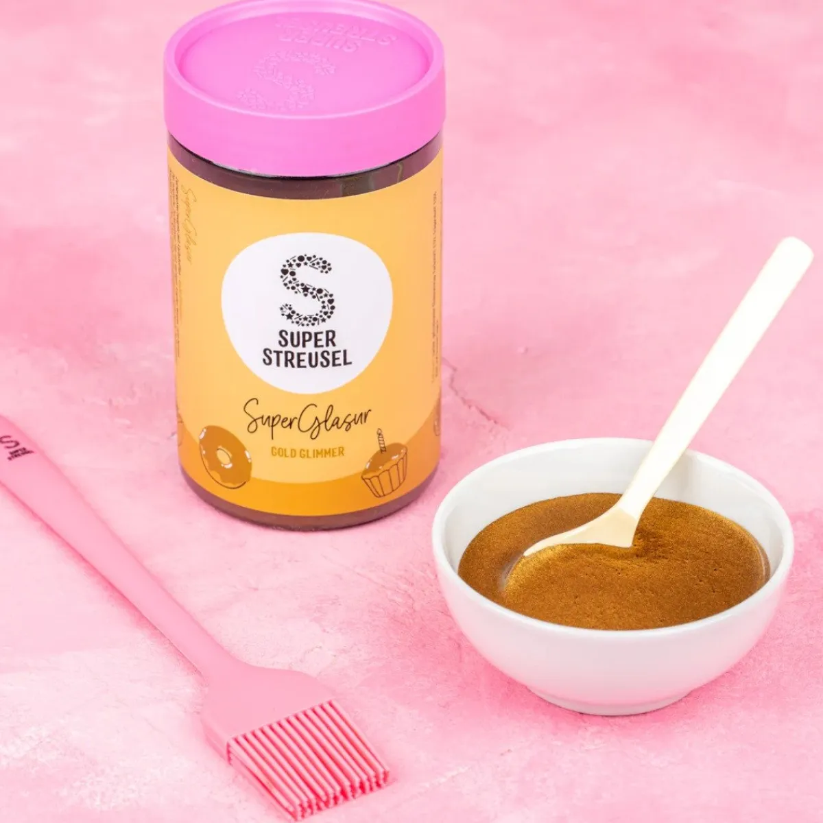 SuperStreusel SuperGlaze Goud Glimmend Poeder 175g Clearance
