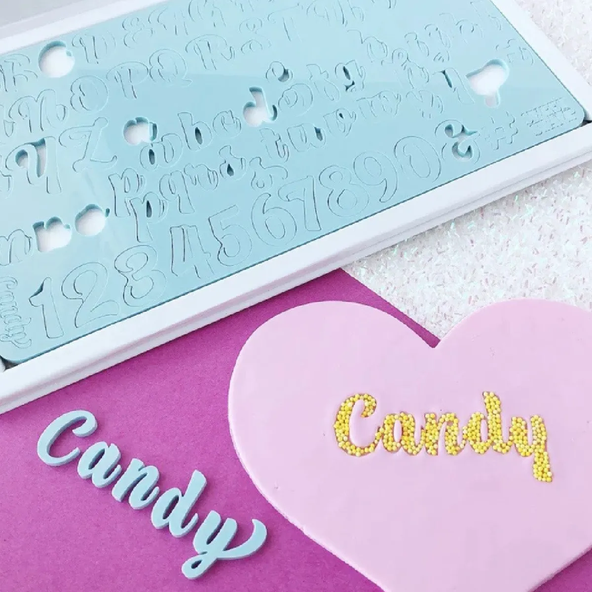 Sweet Stamp Candy Letters & Cijfers Set Clearance