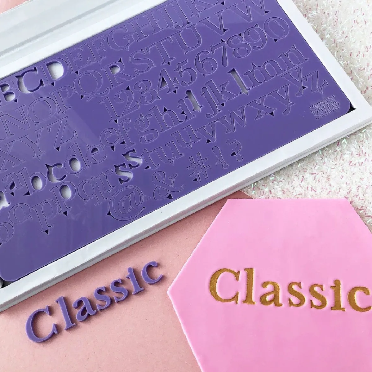 Sweet Stamp Classic Letters & Cijfers Set Sale