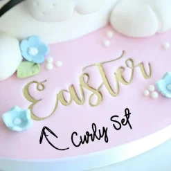 Sweet Stamp Curly Letters Set Sale