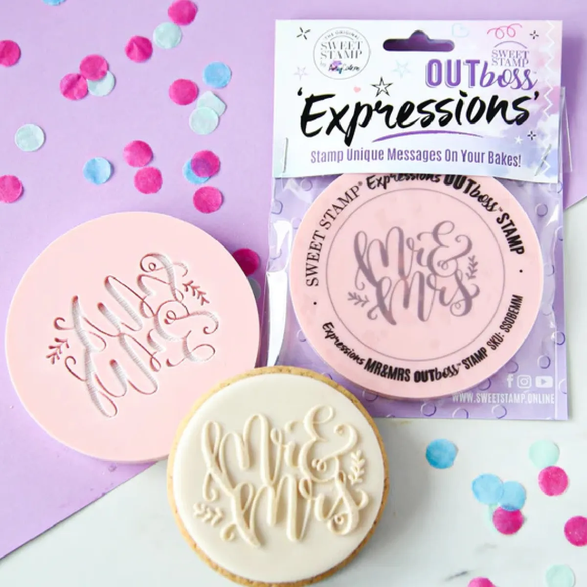 Sweet Stamp Outboss Fun Mr & Mrs Best