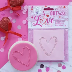 Sweet Stamp Outboss Heart Sketch Hot
