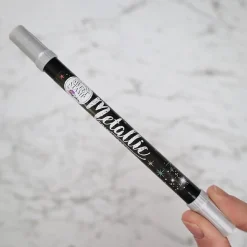 Sweet Stamp Stift Eetbare Inkt Dubbelzijdig Metallic Zilver Clearance