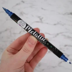 Sweet Stamp Stift Eetbare Inkt Dubbelzijdig Metallic Blauw Outlet