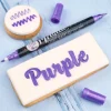 Sweet Stamp Stift Eetbare Inkt Dubbelzijdig Metallic Paars Online