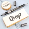 Sweet Stamp Stift Eetbare Inkt Dubbelzijdig Metallic Grijs Online
