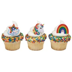 Overig Taartdecoratie Unicorn Ringen 12 stuks Discount