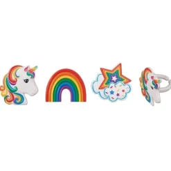 Overig Taartdecoratie Unicorn Ringen 144 stuks Best