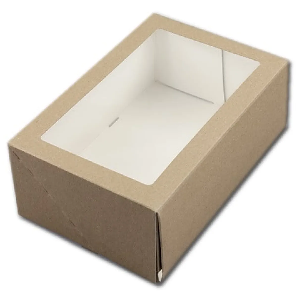 BrandNewCake Taartdoos met venster 21x14x9cm. Kraft 3st Outlet