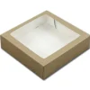 BrandNewCake Taartdoos met venster 19x19x5cm. Kraft 50st New