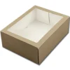 BrandNewCake Taartdoos met venster 26x20x9cm. Kraft 50st Hot