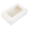BrandNewCake Taartdoos met venster 19x12,5x5cm. Wit 3st Outlet