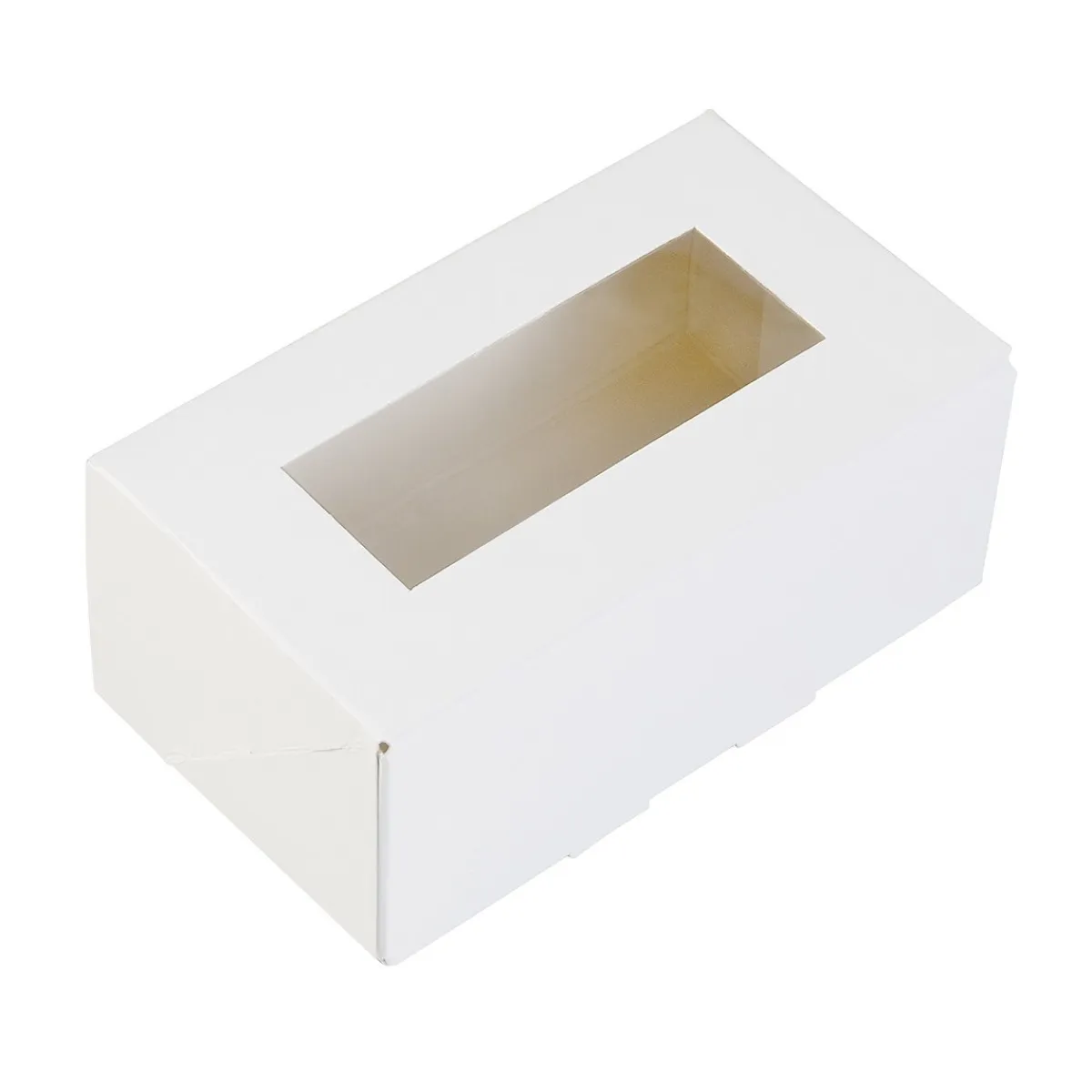 BrandNewCake Taartdoos met venster 12x7x5cm. Wit 50st Online